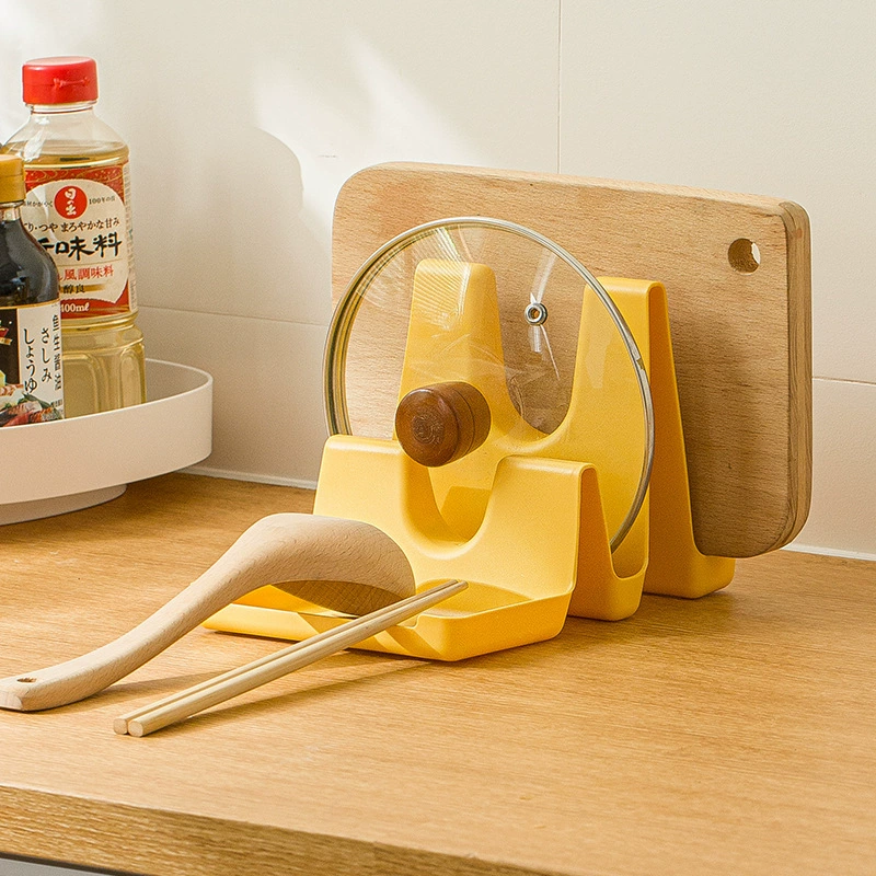 纳川 Countertop pot lid rack spatula soup spoon chopstick storage rack chopping board storage rack pot simple pot rack