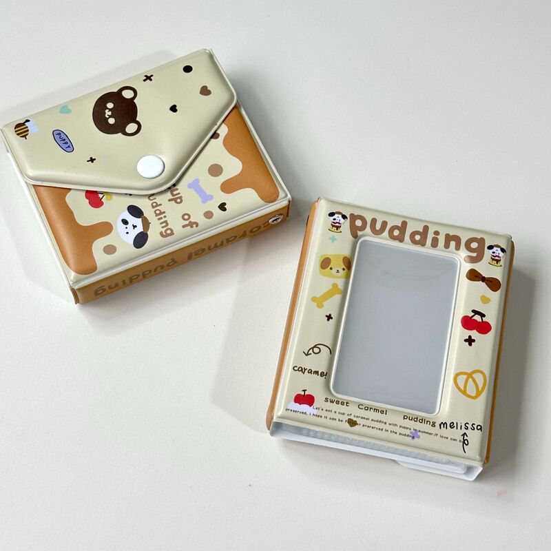 Ins Style New Style Pudding Puppy Envelope Card Book Anti-Buckle Photo Album Photo Album Card Bag Couple 3-inch Storage Album Ins Style New Style Pudding Puppy Envelope Card Book Anti-Buckle Photo Album Photo Album Card Bag Couple 3-inch Storage Album