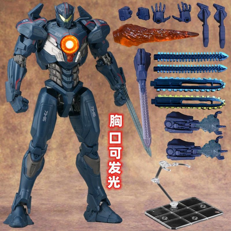 NECA环太平洋中国暴风赤红关节可动手办机甲模型机器人模型玩具|undefined