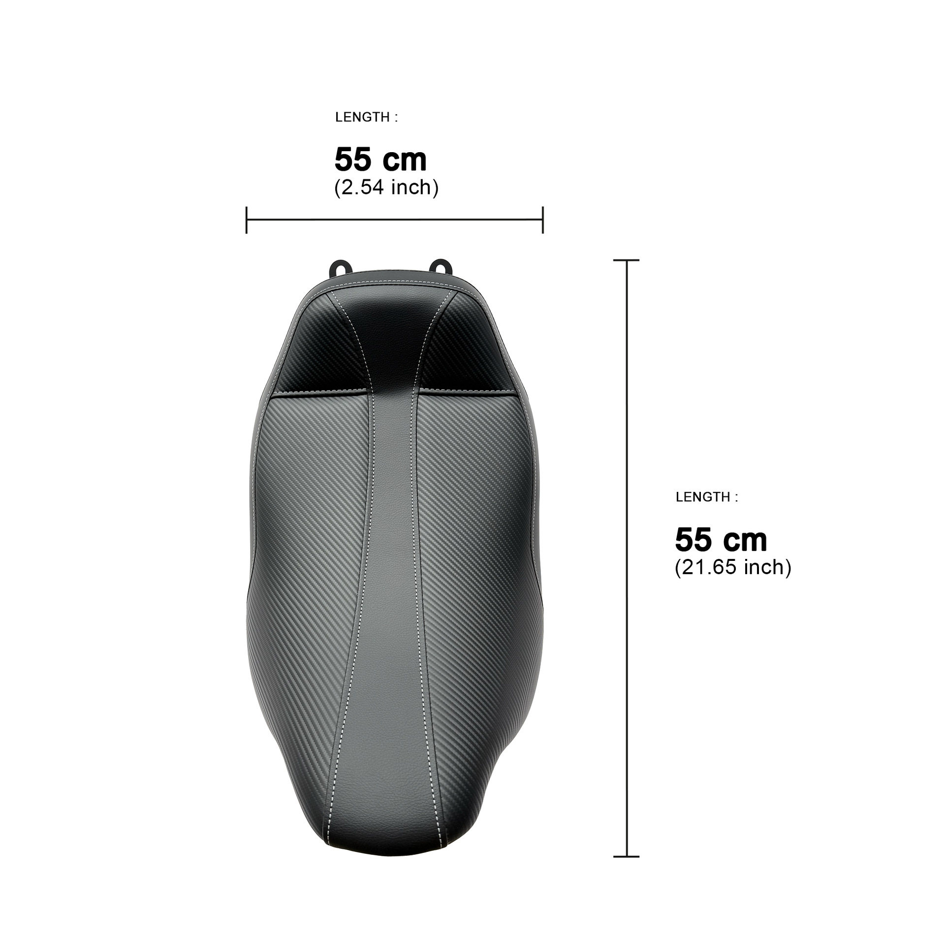 Motorcycle Seat Cushion Suitable for Harley 08-23 Road Glide, Road King, Carbon Fiber Single Seat Cushion