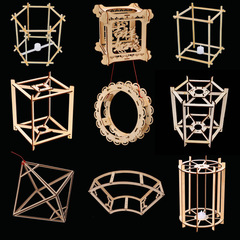 New Year Lantern Making DIY Materials Traditional Hand-Painted Style Frame for Cultural Craft