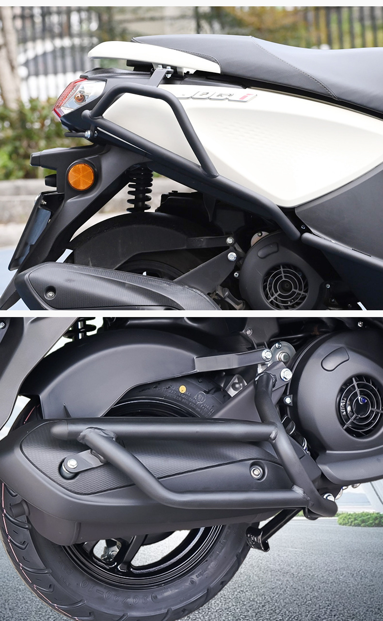 Suitable for Yamaha Qiaoge I125 Bumper, Front and Rear Bars, Pedal Bars, Exhaust Bars, Anti-Fall and Anti-Collision Full Surround Protection Bars