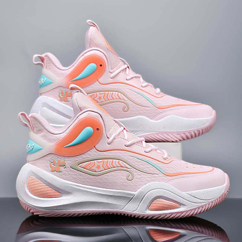 Zapatillas de baloncesto para hombre 2025 otoño nuevo estilo adolescente amortiguación calzado deportivo profesional zapatillas de deporte de combate real zapatos de estudiante