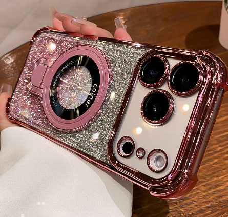 Bolsa de aire de cuatro esquinas transparente simple para iphone15 Apple 16ProMax funda para teléfono móvil 13 soporte de patrón de CD para hombres y mujeres