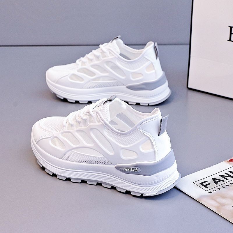 2026 popularidad en línea con zapatos de mujer primavera y verano zapatos de malla transpirables con suela suave flexible zapatos deportivos casuales de mujer