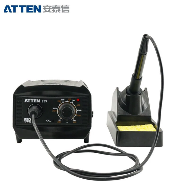 Antai (ATTEN)AT939 термостатический тип с регулируемой температурой паяльника паяльника керамический сердечник паяльника 60W