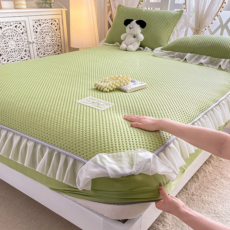Summer mat, silk sheet, mattress, protective case, bedspread, set, 3 piece set
