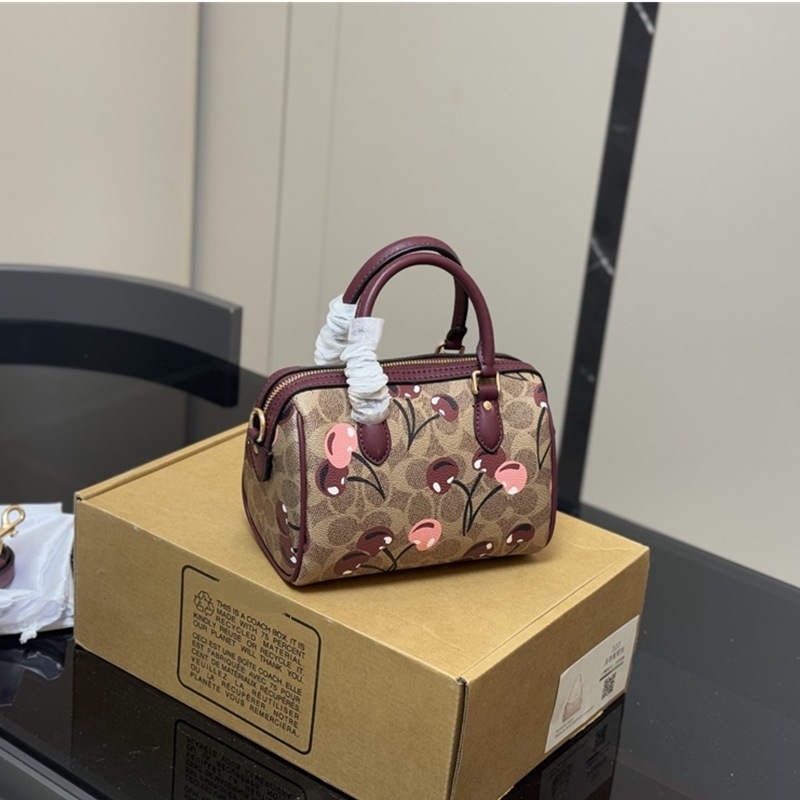 ハイバージョン新コウ C Jiachi レトロ老眼ミニボストンレディースバッグファッションワンショルダークロスボディポータブル枕バッグ|undefined