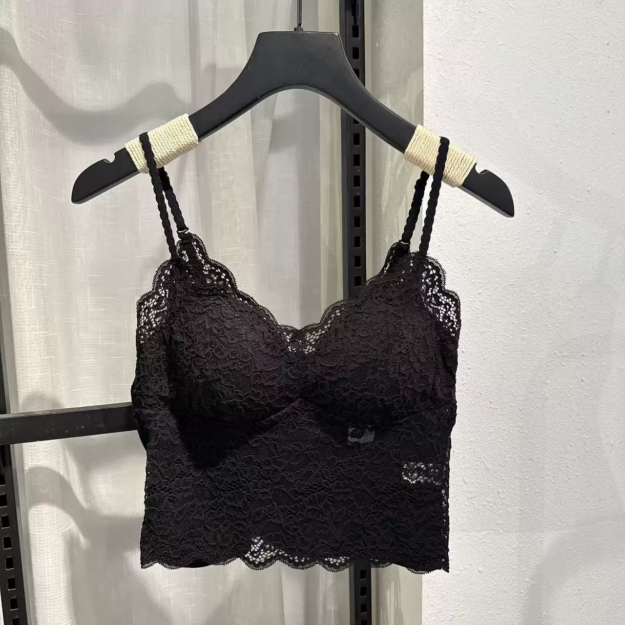  Lace underwear, top with cups, summer tank top, suit, base bra, beautiful back