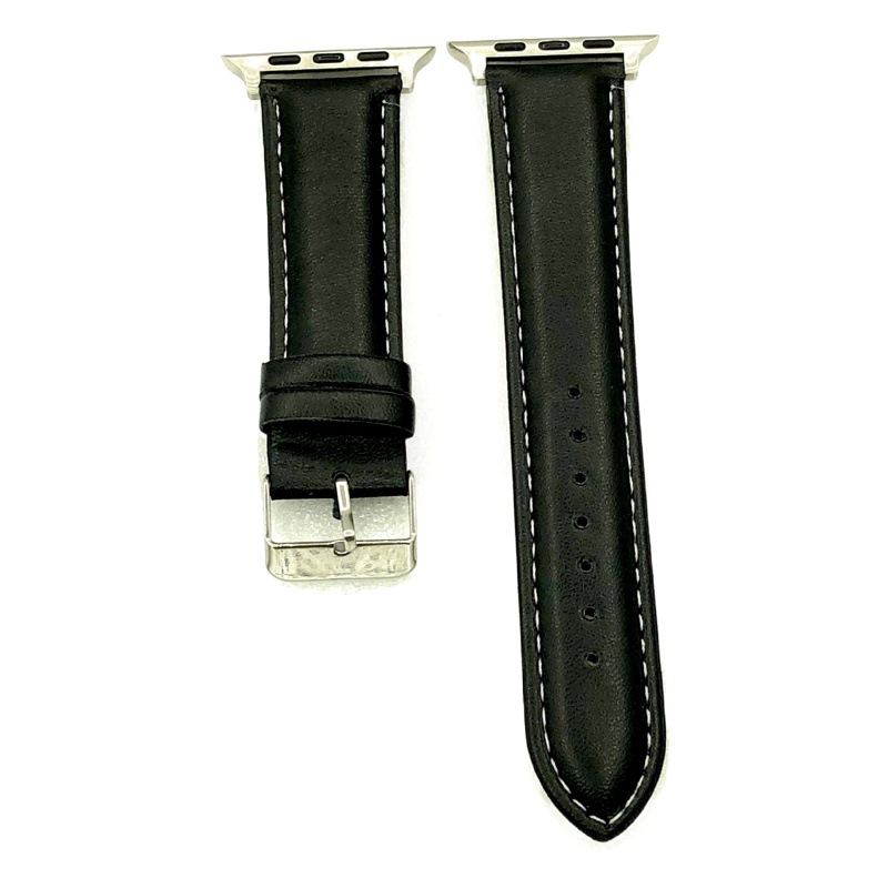 In stock wholesale quick release plain watch band for iwatch Apple Huawei 22mm imitation leather switch raw ear watch band