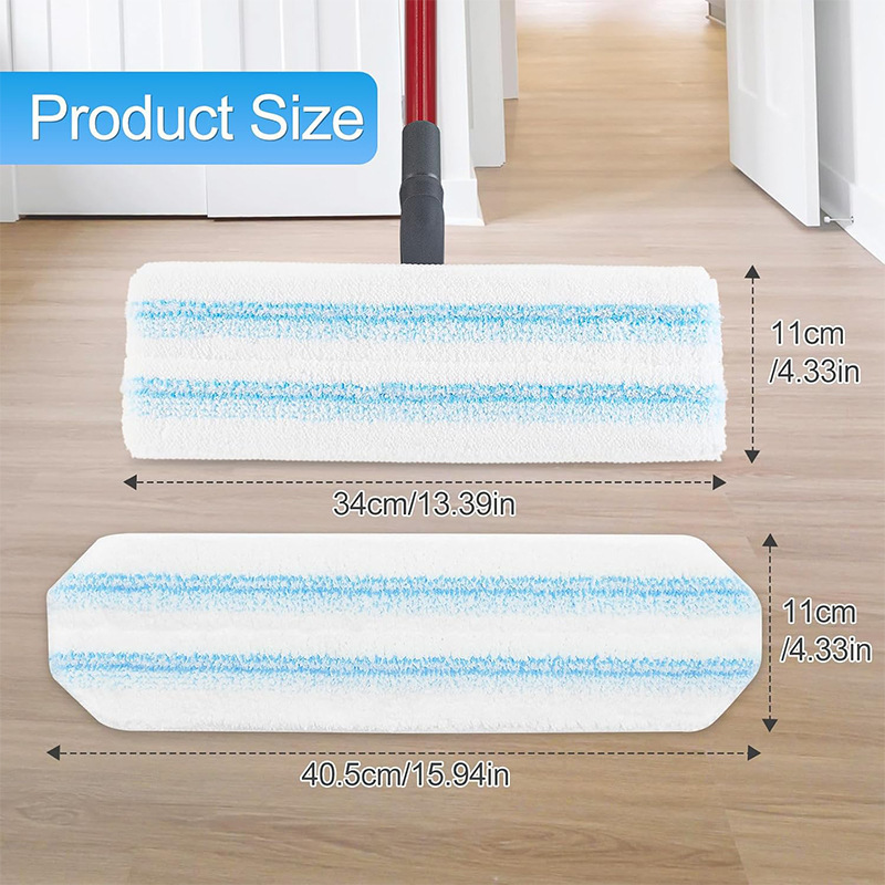 Suitable for Vileda Mop Cloth Head Vileda H2Pro Replacement Mop Pad O-Cedar Adhesive Fiber Cloth