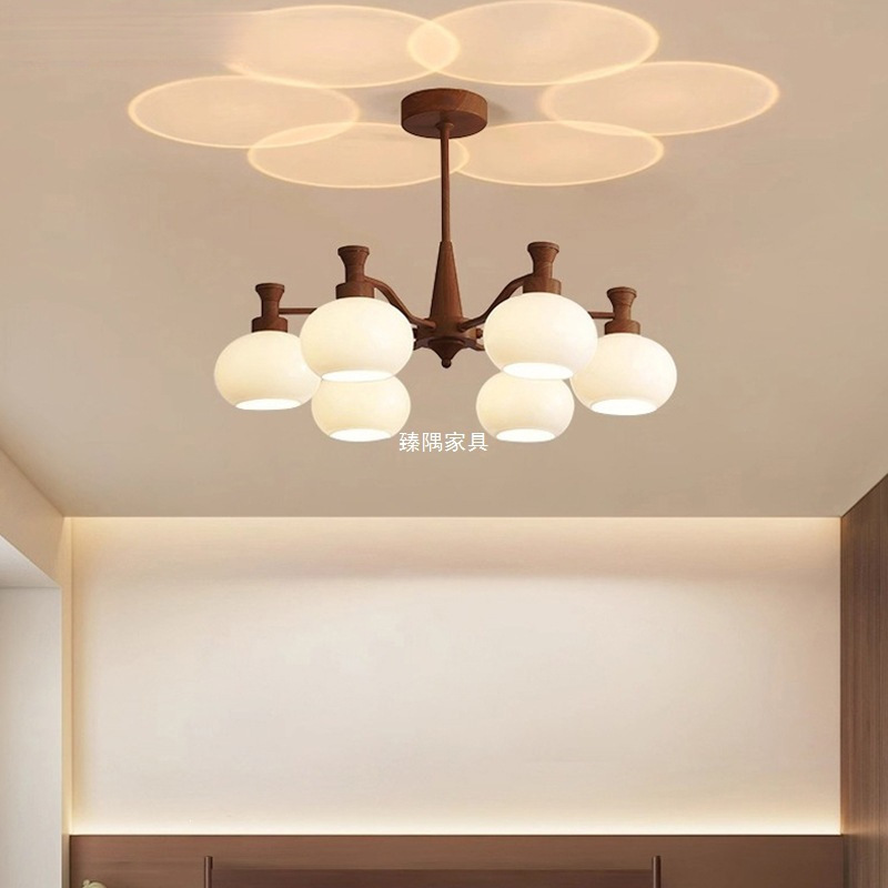Lámpara de la sala de estar de estilo medieval atmósfera americana comedor sala de estar luces principales retro francesa Nanyang estilo lámparas de dormitorio