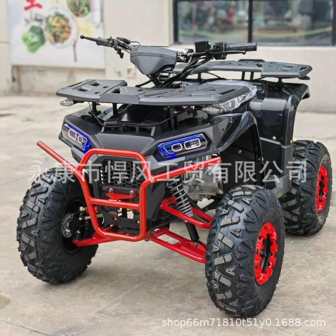 新小奇野沙滩车无级变速4轮越野摩托车125CC小公牛沙滩车ATV