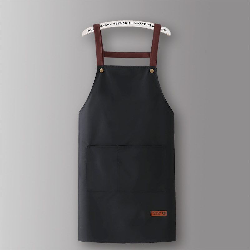 Delantal cocina hogar 2025 nuevo estilo a prueba de aceite e impermeable barista para trabajar ropa de trabajo para mujeres