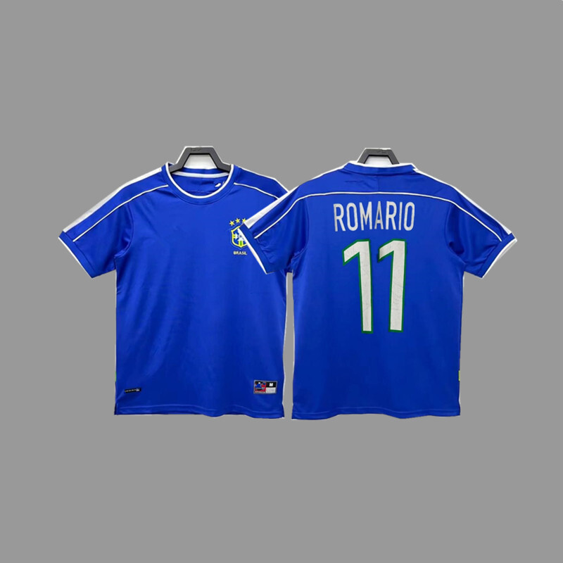 ブラジル レトロ ジャージ サッカー ユニフォーム ベイリーカ フロ ナルド リバウド カルロス デンガ ブランコ|undefined