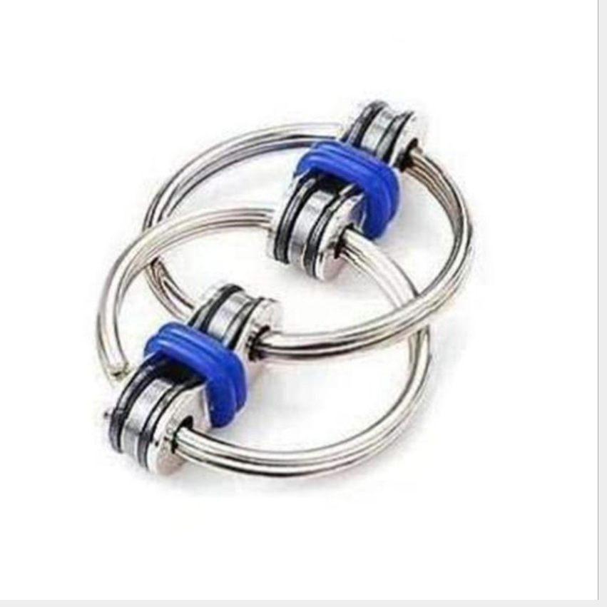 新款Fidget cube减压链条不锈钢环发泄玩具解压链条钥匙扣 解压环|ms