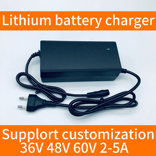 48V 3A Lithium-Ion Battery Charger for Electric Bicycles and