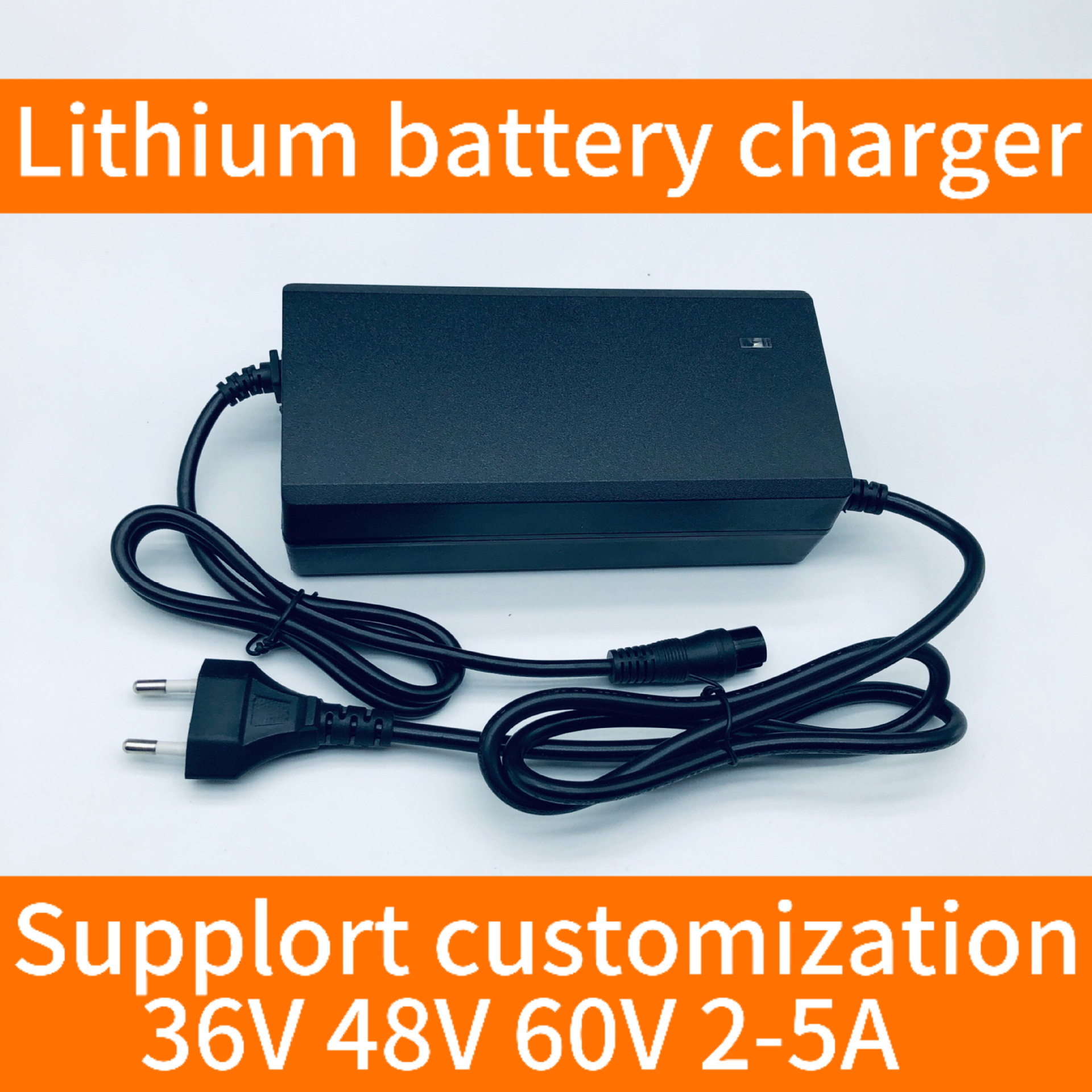 48V 3A Lithium-Ion Battery Charger for Electric Bicycles and