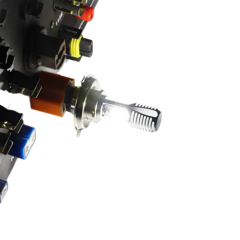 Мотоциклетная светодиодная фара P15D H6 H4 BA20D 2835 12SMD передняя лампочка для автомобиля