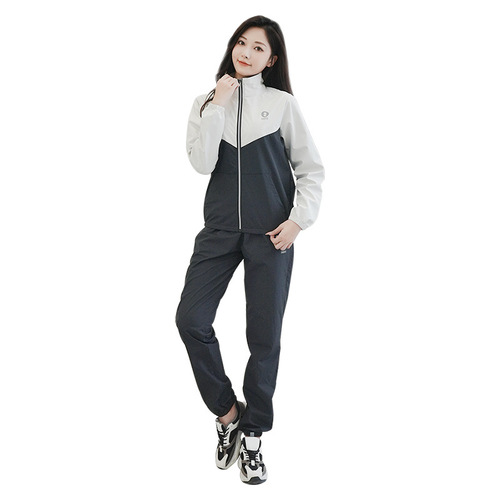 New skin-friendly fabric men and women sweat-proof training body shaping sportswear fitness sweat suit set