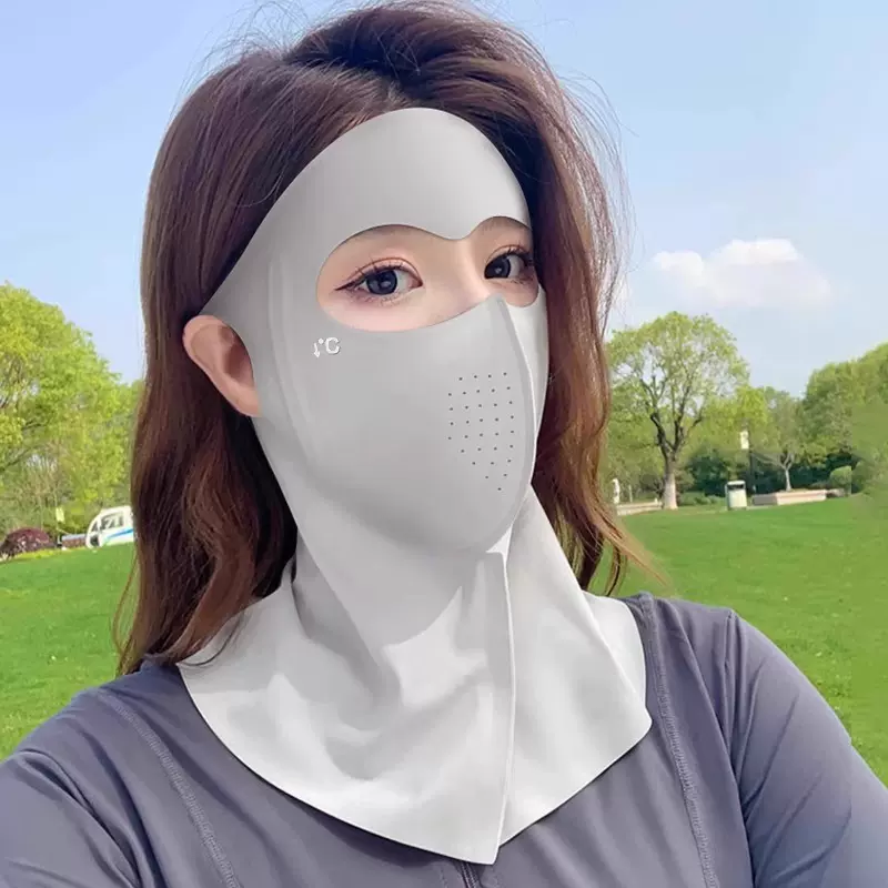 2025新款防晒脸基尼口罩女立体高颜值夏季防紫外线护颈遮全脸面罩