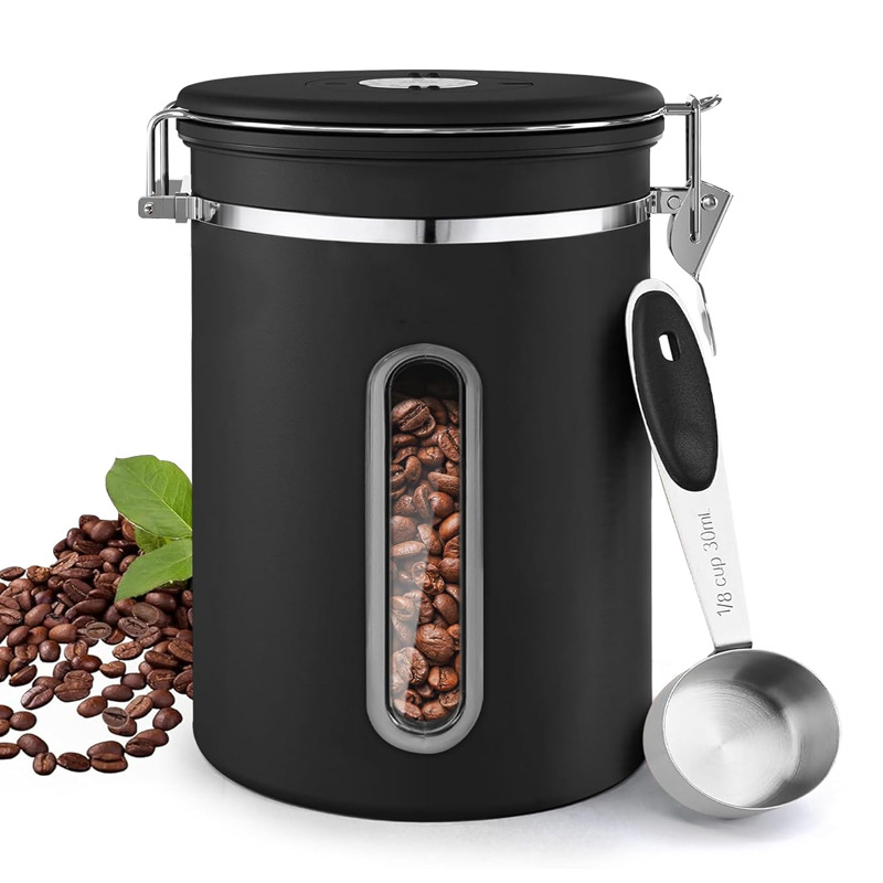咖啡豆密封罐咖啡粉保存罐储物罐茶叶收纳罐CoffeeCanister防潮