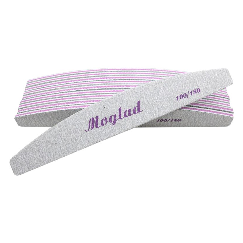 Exclusivo transfronterizo para marcas independientes 100/180 medio mes lima de uñas gris puede ser autorizado para AliExpress