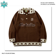 YWFG����ʽ����ѧԺ��������ɫPOLO����2022�ﶬ�¿���֯ë��