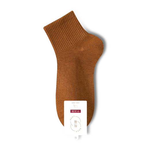 Carefully selected socks for women pure cotton 2024 spring and summer breathable sweat-absorbent mid-length non-slip boneless cotton spring and autumn socks wholesale