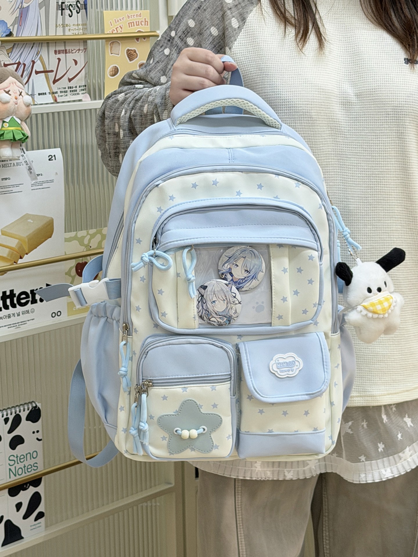 Fresh cute high quality backpack, Japanese shoulder bag