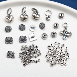 S925���y�����Ѫ{�~�ۿ��ӵ������ �͹Ś��������DIY�ֹ�����