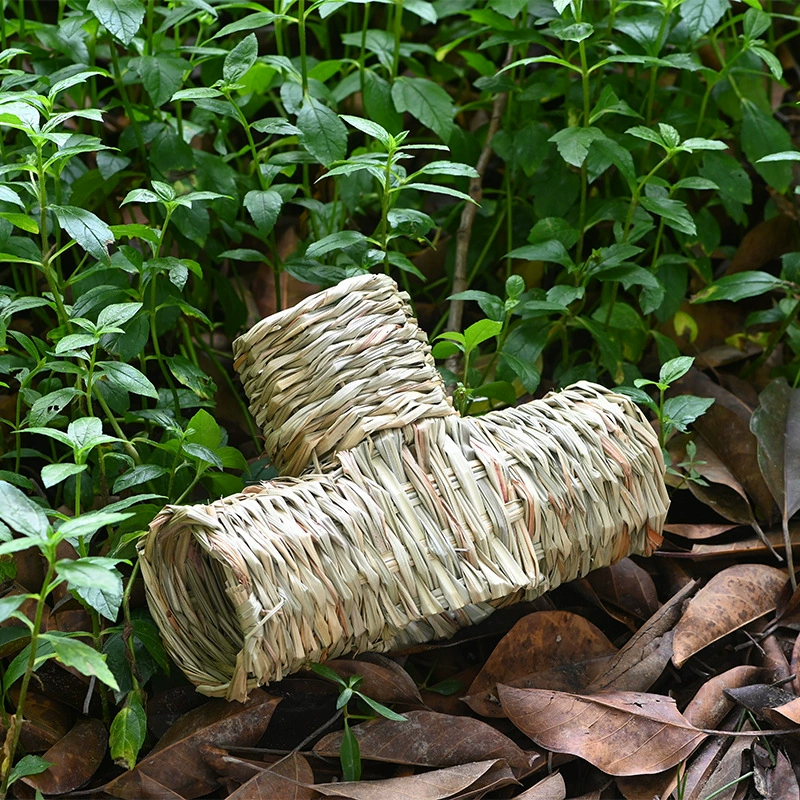 Трансграничный специальный соломенный туннель ручной работы для хомяка трехсторонний Тоторо голландская свинья игрушка Птичье гнездо хомяка