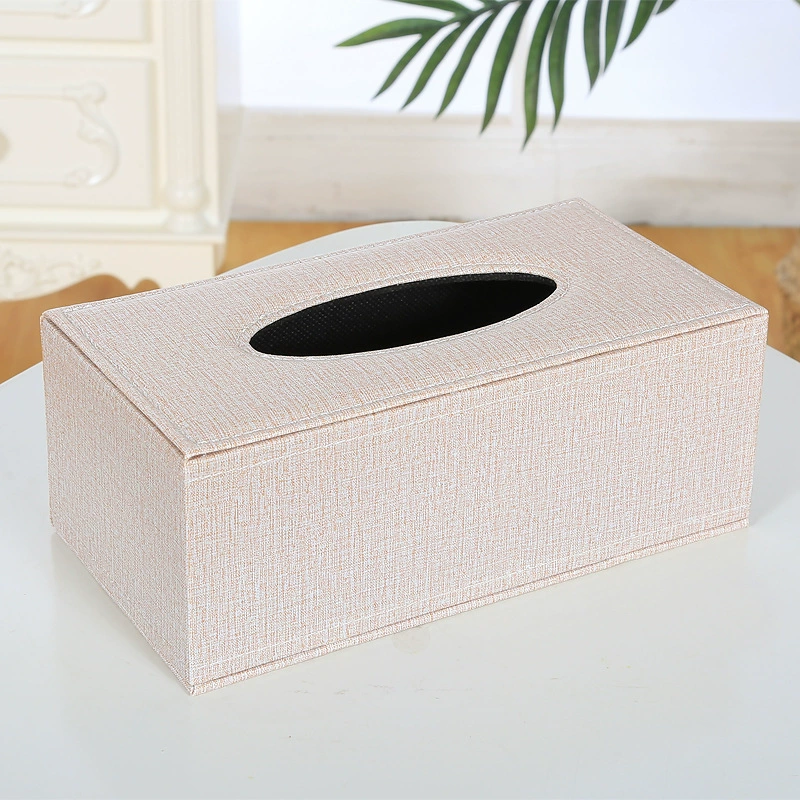 Кожаная домашняя коробка из бумаги для отеля, коробка Paper Box для KTV, автомобильная печатная коробка из бумаги, современная простая PU-бумага коробка