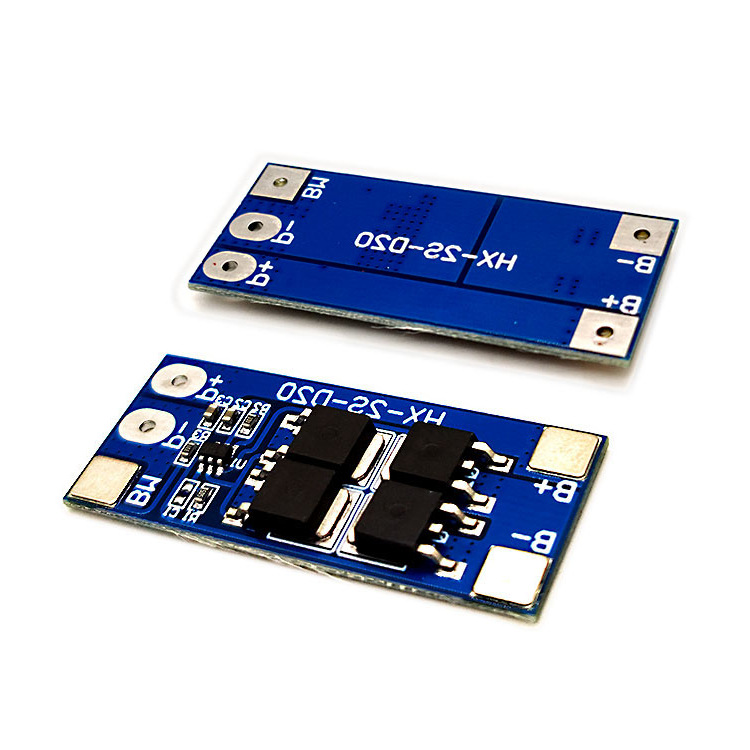 2串7.4V18650锂电池保护板 8.4V锂电池保护板13A工作电流 20A限流