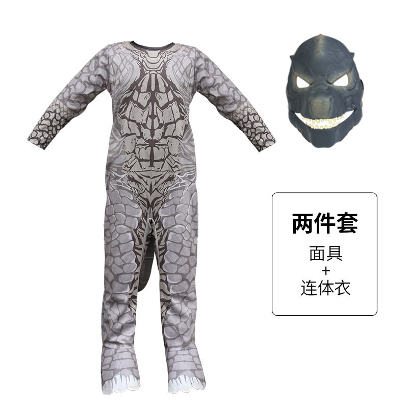 thumbnail image 1 of Nuevo disfraz escenario fiesta actuación de Halloween Godzilla actuación cosplay personaje de dibujos animados cos disfraz niños, 1 of 4