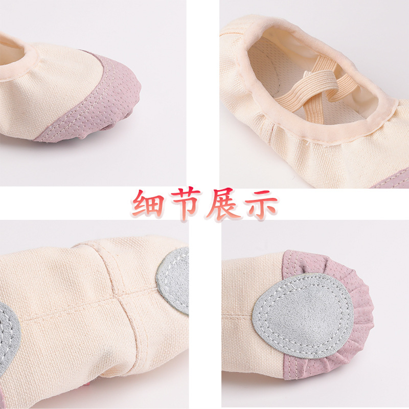 Bailando garras de gato hombre blanco zapatos de baile niños mujeres de base suave niñas practicantes de ballet chino de forma adulta nacionalidad