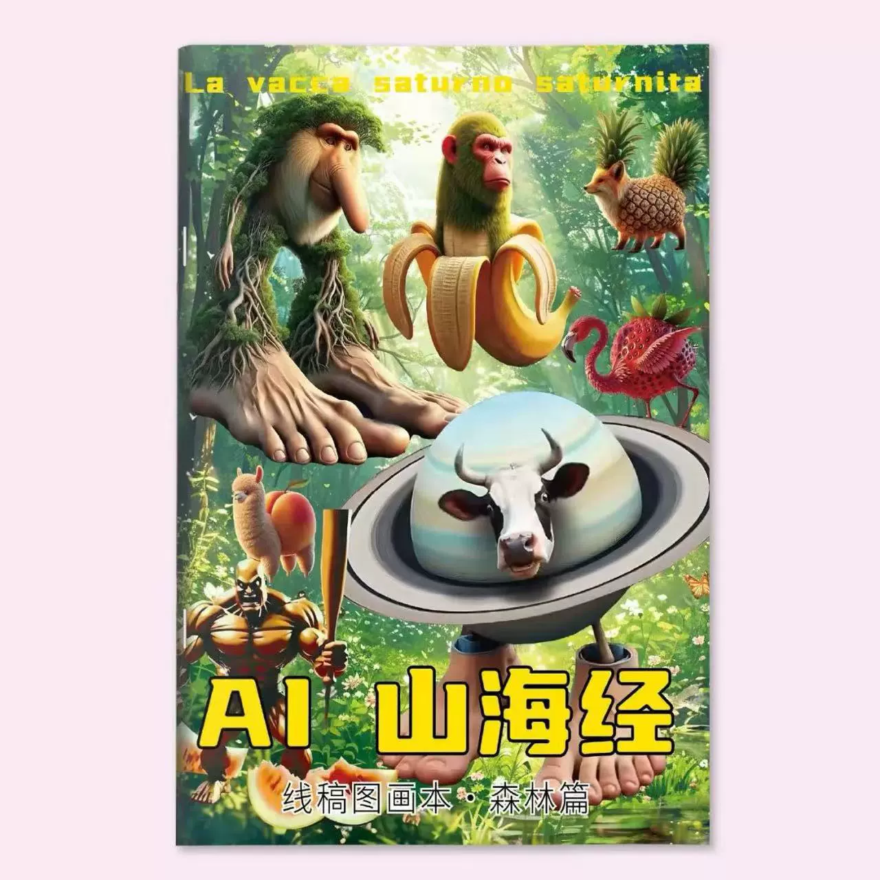 AI Горы и моря tungtungsahur деревянный человечек — раскраска, в обуви, акула, детский обучающий копировальный альбом
