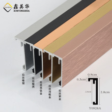 鑫英华圆形金属画框型材胶囊形拱形方形圆角框铝合金加工线条材料