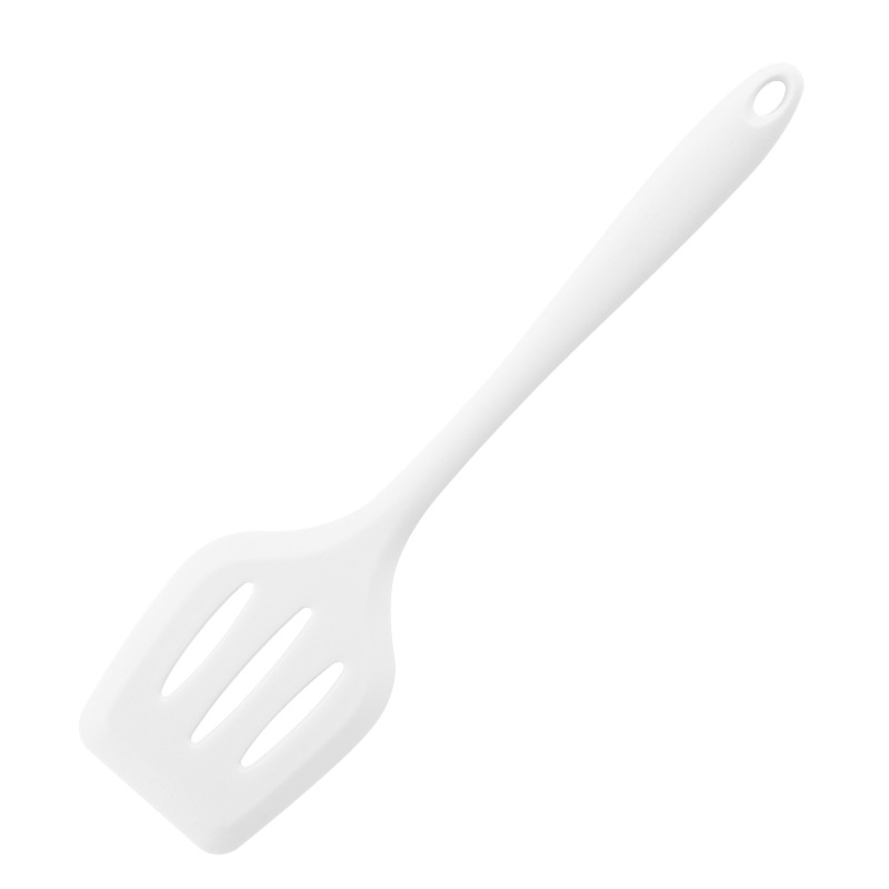 Traje de silicona transfronterizo utensilios de cocina nuevos utensilios de cocina de silicona blanca de 7 piezas todo incluido pala de cocina cuchara colador