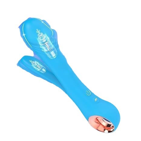 Weiblicher Dildo, gegabelter Stab, G-Punkt-Vibrationsstab mit Doppelkopf, AV-Massagestab, Masturbationsgerät für Erwachsene_voghion.com