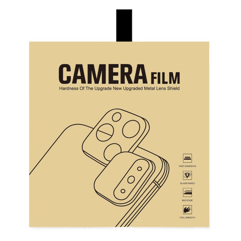 Película de la lente de embalaje de la lente del teléfono móvil película de embalaje de papel Kraft caja de embalaje de película de la lente papel Kraft papel duro en stock pelo lacio