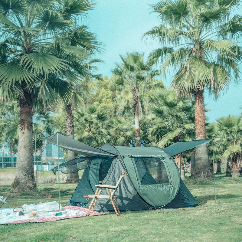 Вогнуто-выпуклая палатка для пикника для отдыха, уличная Складная Крытая палатка, автоматическая всплывающая портативная палатка для кемпинга AT6527