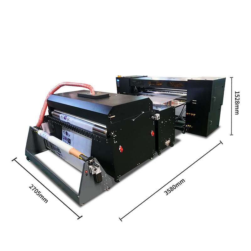 泰拓数码1.9米全自动打印抖粉机柯式白墨烫画机数码印花打印机