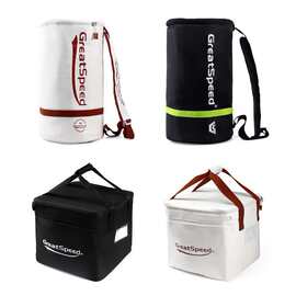 GreatSpeed网球球筒包网球收纳袋带隔热层大容量便携适配喂球车包