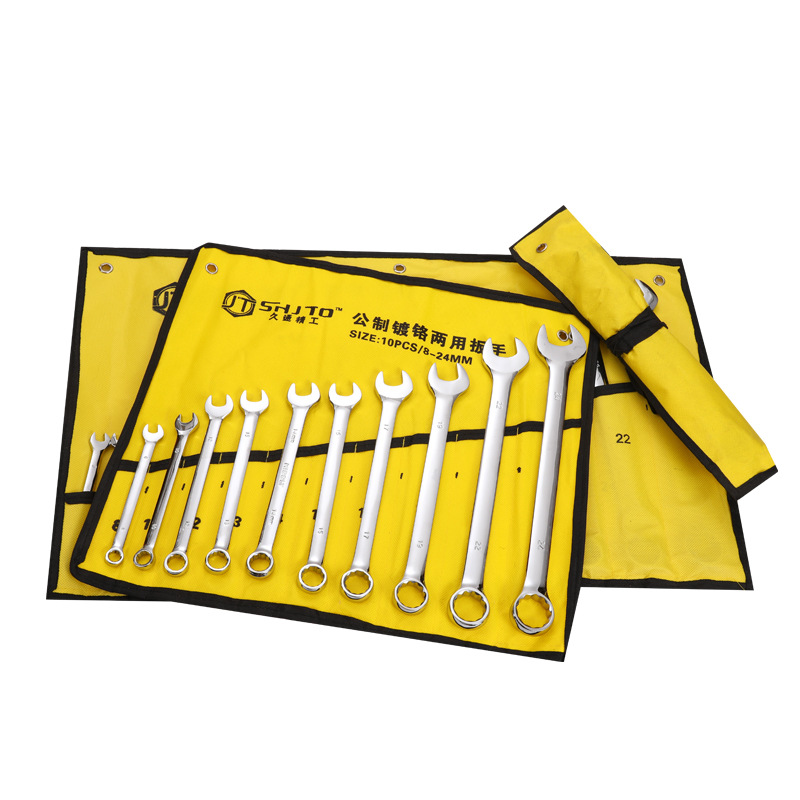 Espejo al por mayor llave de doble propósito 8 piezas 10 piezas 14 piezas conjunto Plum Blossom traje de apertura conjuntos de llaves