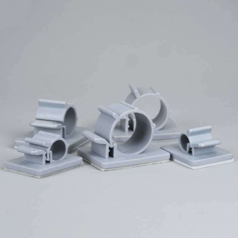 龙然厂家直销TS0708可调式固定座 3M自粘式布线扣 粘贴式理线夹