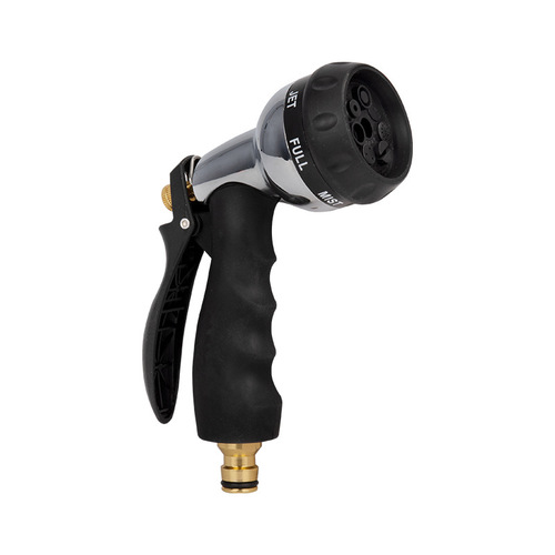 Electroplating high-pressure multi-functional household tap water shower for gardening, gardening, car washing, water gun, nozzle, brushing and cleaning the car