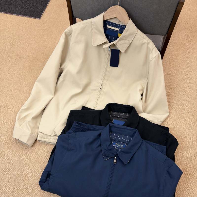 [Scannable Qr Code] Rl Ralph Lauren Three-Color Sports Executive Jacket, Old-School Business Style, Old Money Style, Unisex