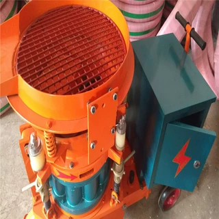 工地护坡用混凝土喷浆机价 PZ-7湿式机PZ-6F矿用湿式喷浆机图