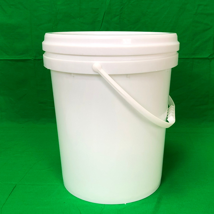 厂家供应19升圆形涂料桶19L食品级塑料桶乳胶漆包装桶塑料包装桶